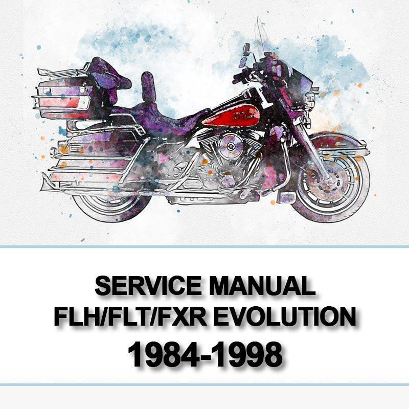 1984-1998 Touring & FXR Models Service Manual