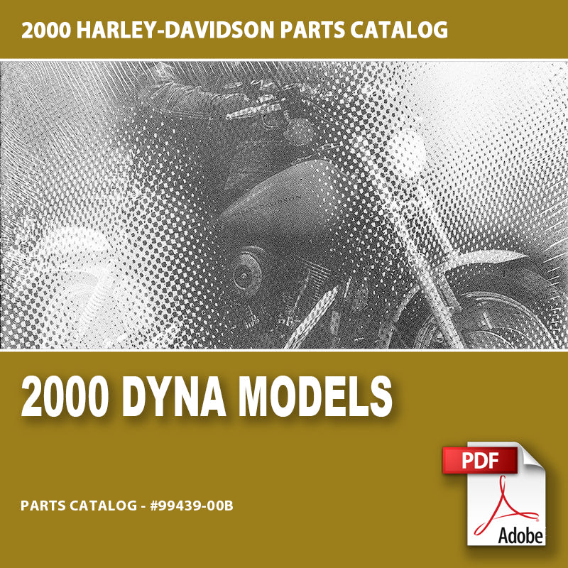 2000 Dyna Models Parts Catalog #99439-00A