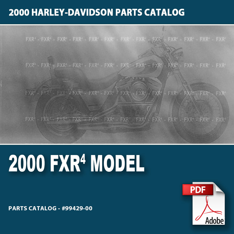 2000 FXR4 Model Parts Catalog #99429-00