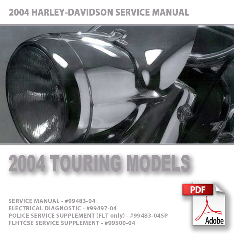 2004 Touring Models Service Manual #99483-04