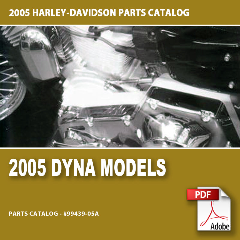 2005 Dyna Models Parts Catalog #99439-05A