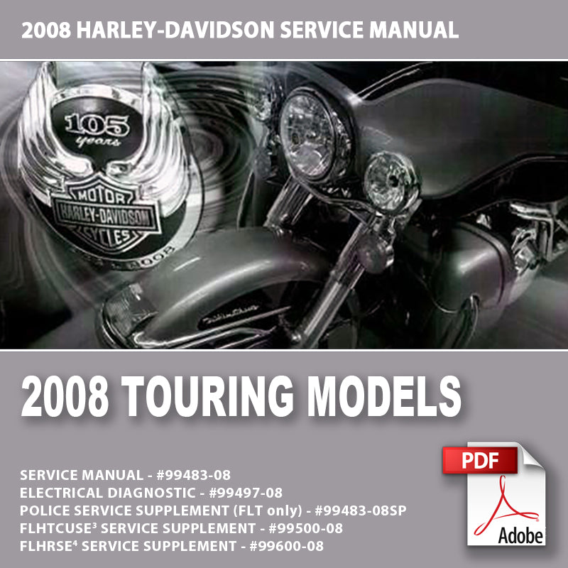 2008 Touring Models Service Manual #99483-08