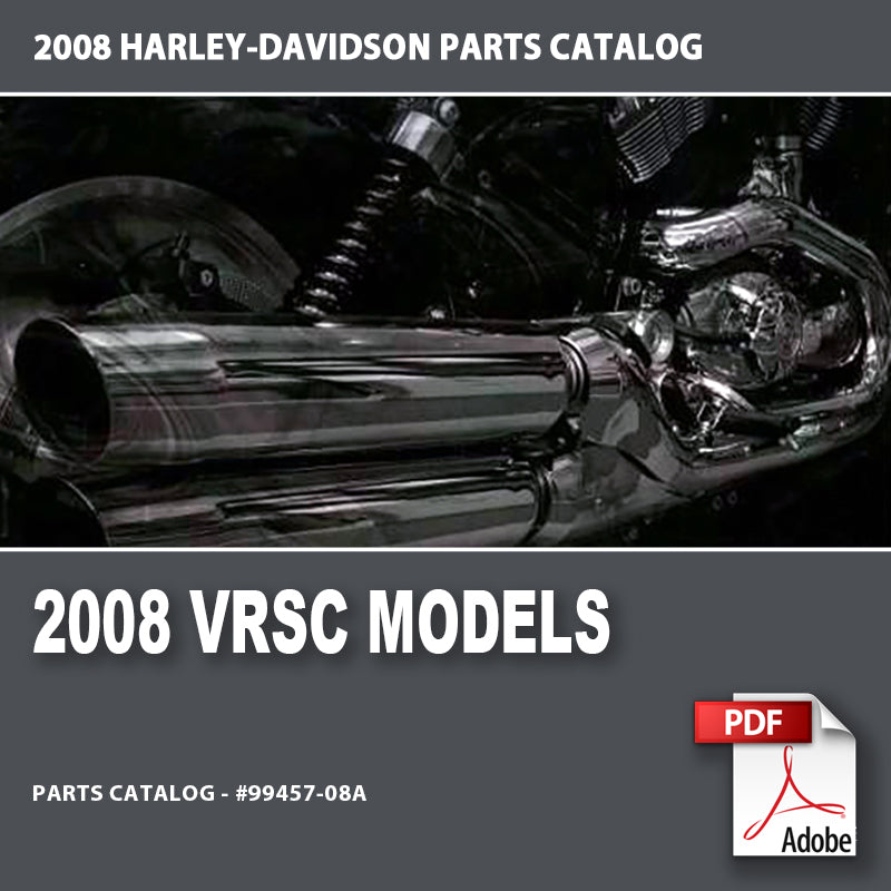 2008 VRSC Models Parts Catalog #99457-08A