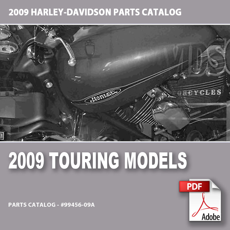 2009 Touring Models Parts Catalog #99456-09A