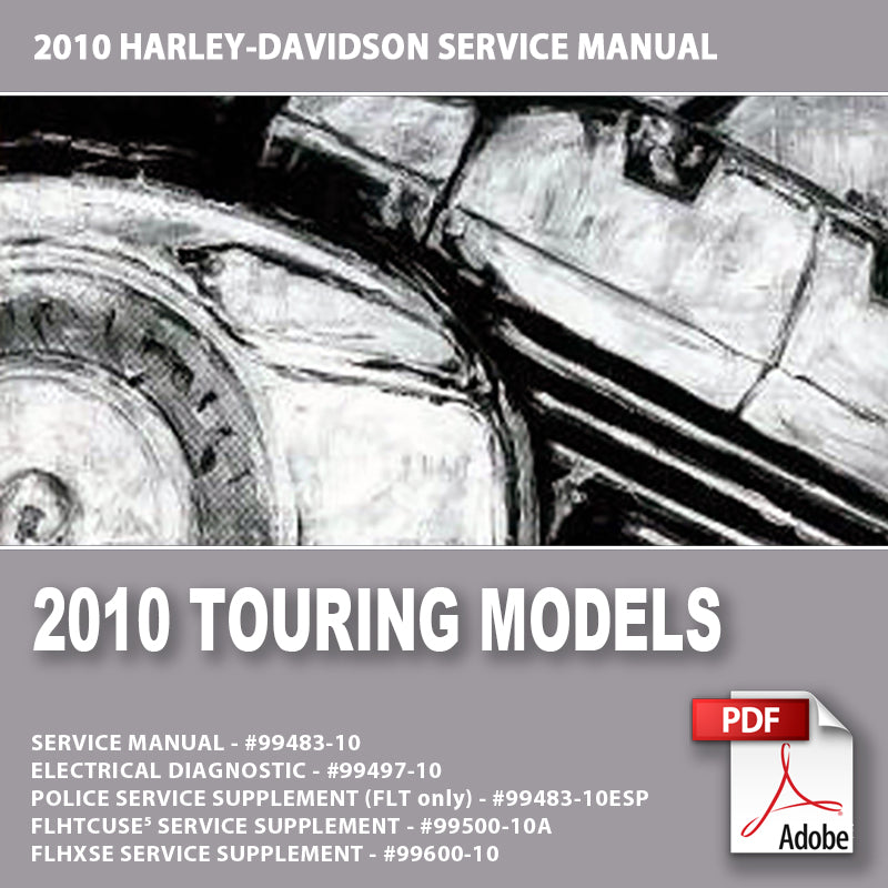 2010 Touring Models Service Manual #99483-10