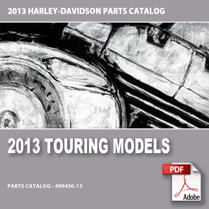2013 Touring Models Parts Catalog #99456-13