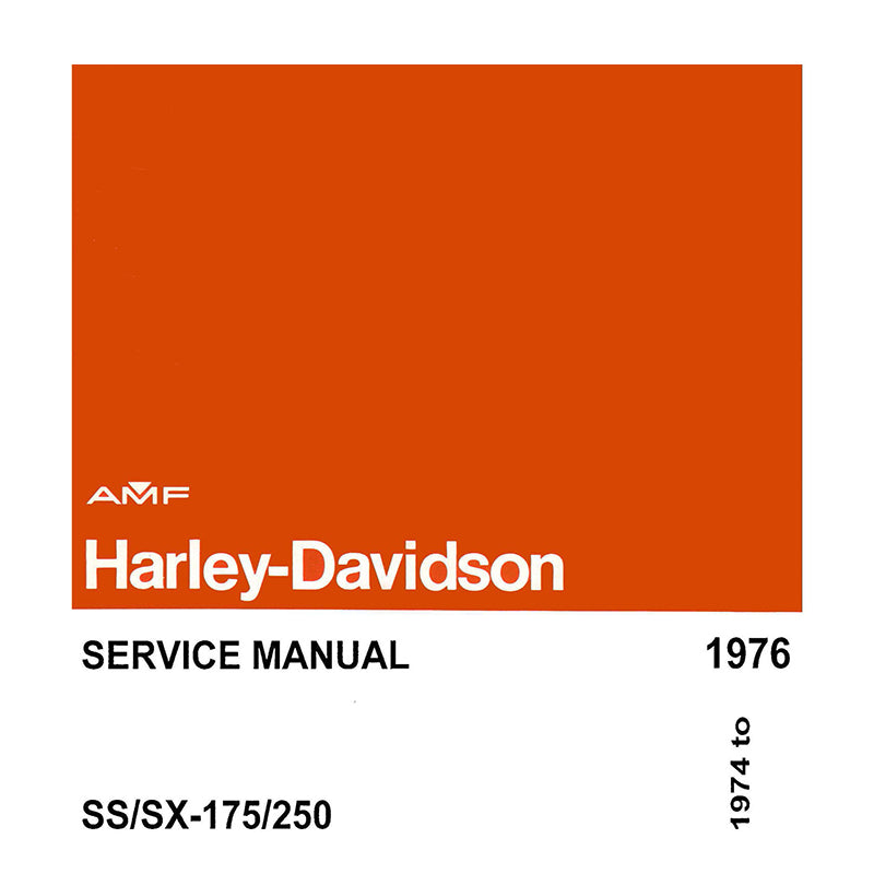 1974-1976 SS & SX 175/50 Models Service Manual