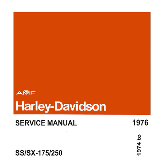 1974-1976 SS & SX 175/50 Models Service Manual