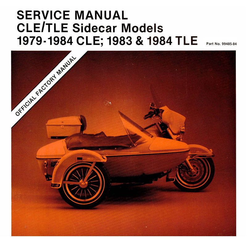 1979-1984 CLE/TLE Sidecar Service Manual #99485-84