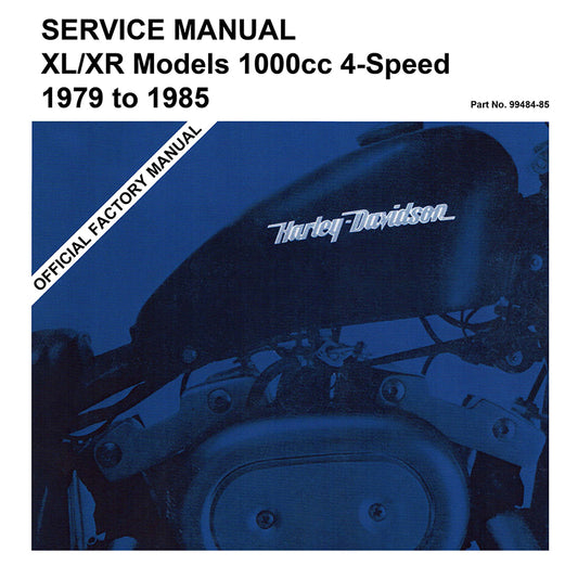 1979-1985 XL/XR 1000 Sportster Service Manual #99484-85