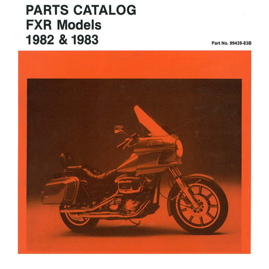 1982-1983 FXR Models Parts Catalog #99439-83B