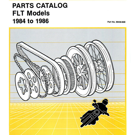 1984-1986 FLT Models Parts Catalog #99438-86B