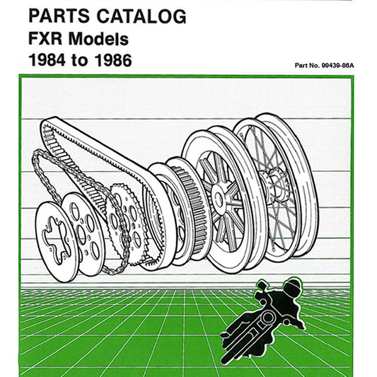 1984-1986 FXR Models Parts Catalog #99439-86A