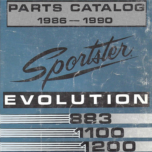 1986-1990 Sportster Evo Models Parts Catalog #99451-90