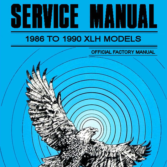 1986-1990 Sportster Models Service Manual #99484-90