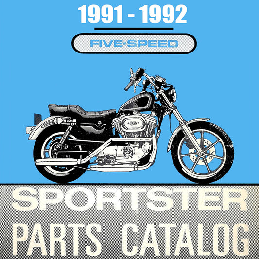 1991-1992 Sportster Models Parts Catalog #99451-92