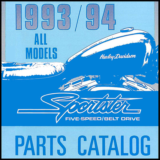 1993-1994 Sportster Models Parts Catalog #99451-94

