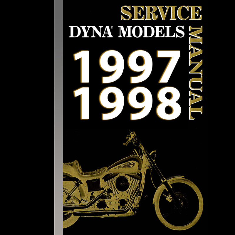 1997-1998 Dyna Models Service Manual #99481-98