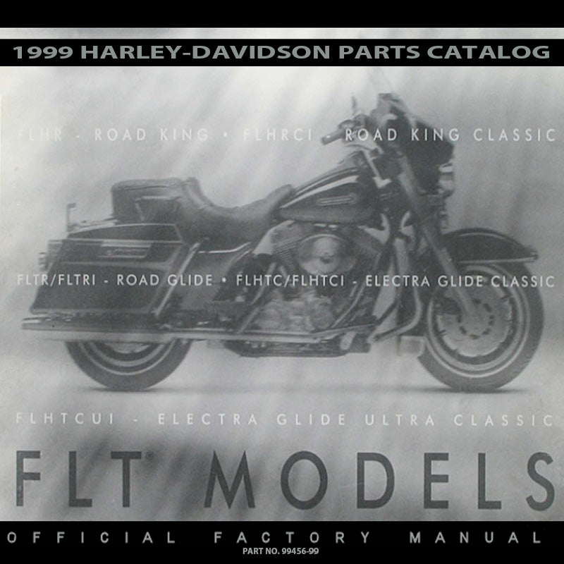 1999 FLT Models Parts Catalog #99456-99