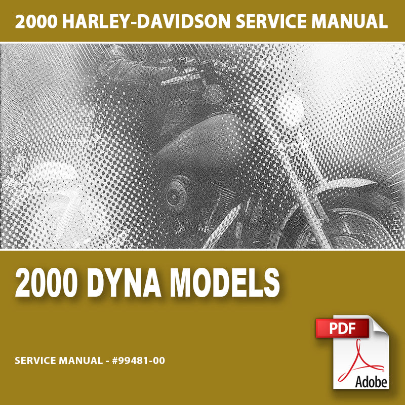 2000 Dyna Models Service Manual #99481-00