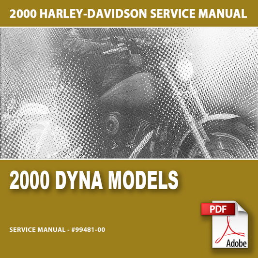 2000 Dyna Models Service Manual #99481-00