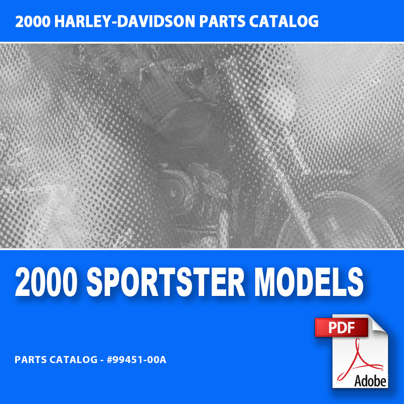 2000 Sportster Models Parts Catalog #99451-00A