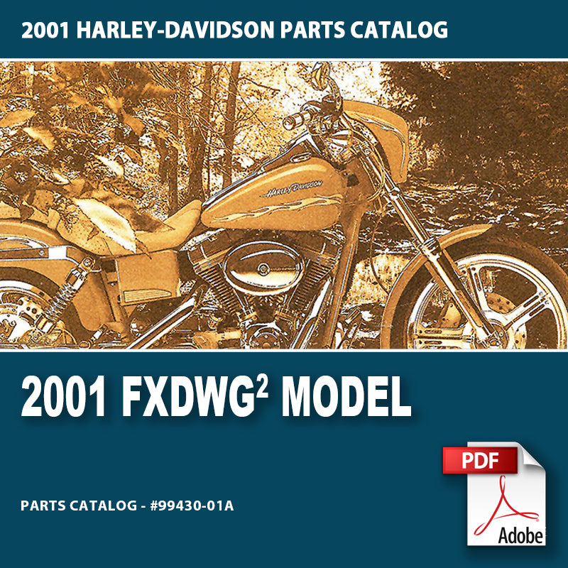 2001 FXDWG2 Model Parts Catalog #99430-01A