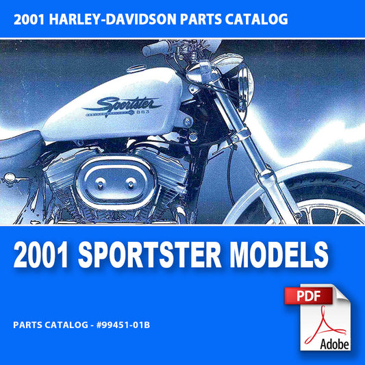 2001 Sportster Models Parts Catalog #99451-01B