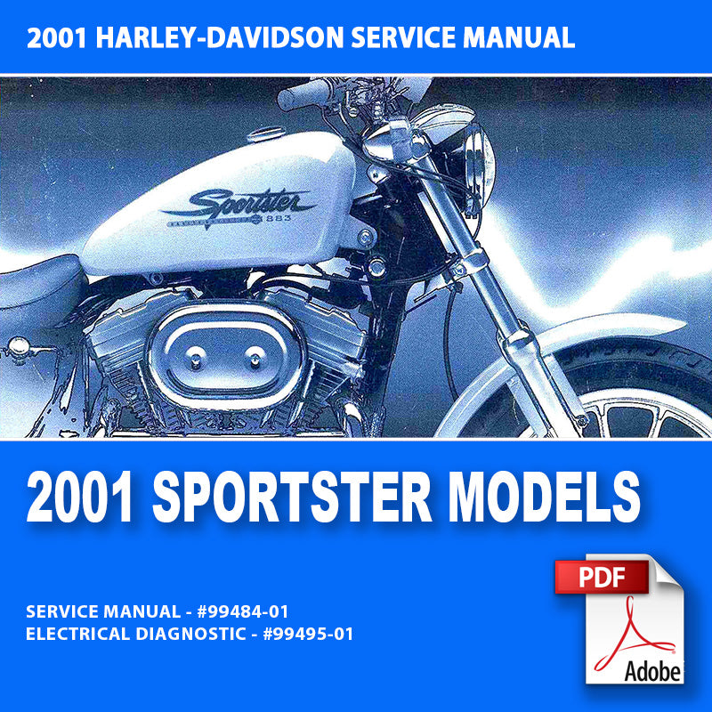 2001 Sportster Models Service Manual #99484-01