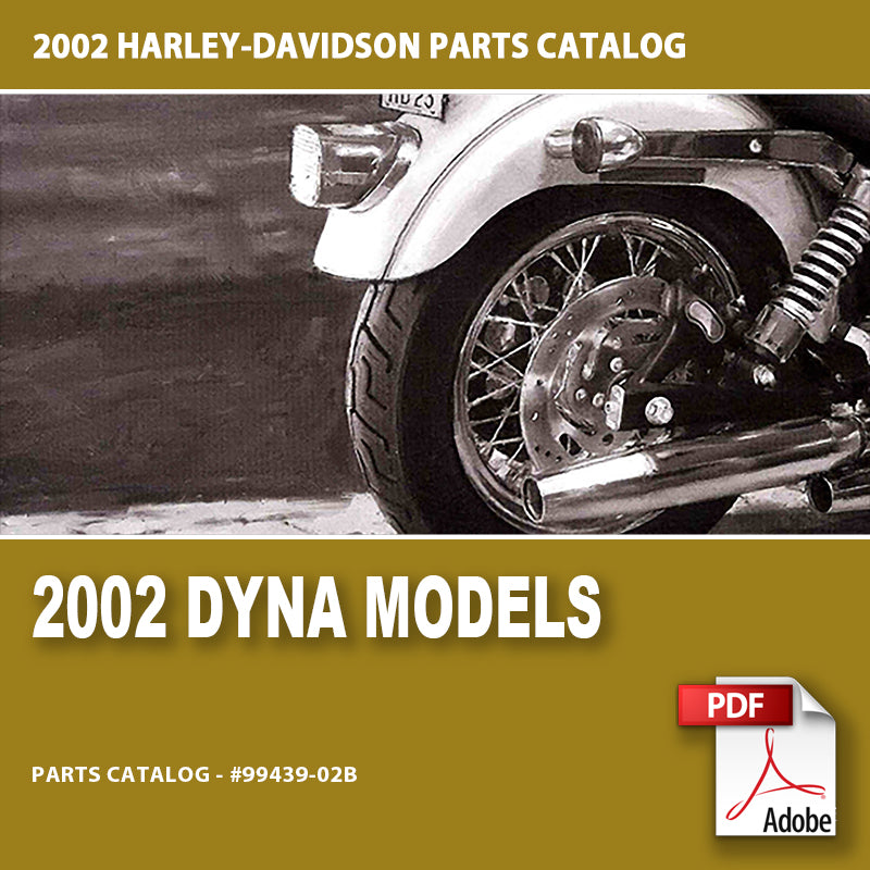 2002 Dyna Models Parts Catalog #99439-02B