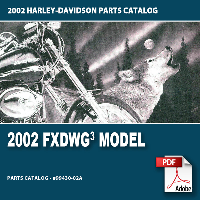 2002 FXDWG3 Model Parts Catalog #99430-02A