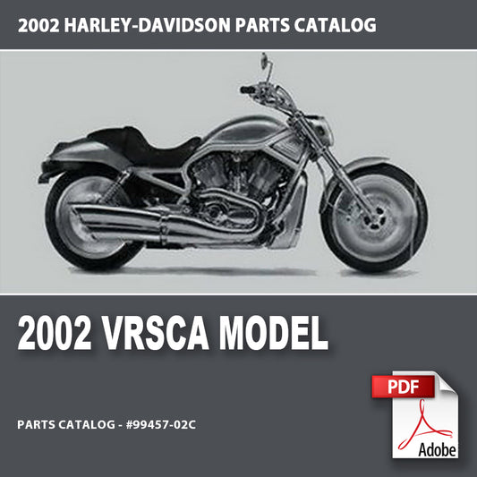 2002 VRSCA Models Parts Catalog #99457-02C