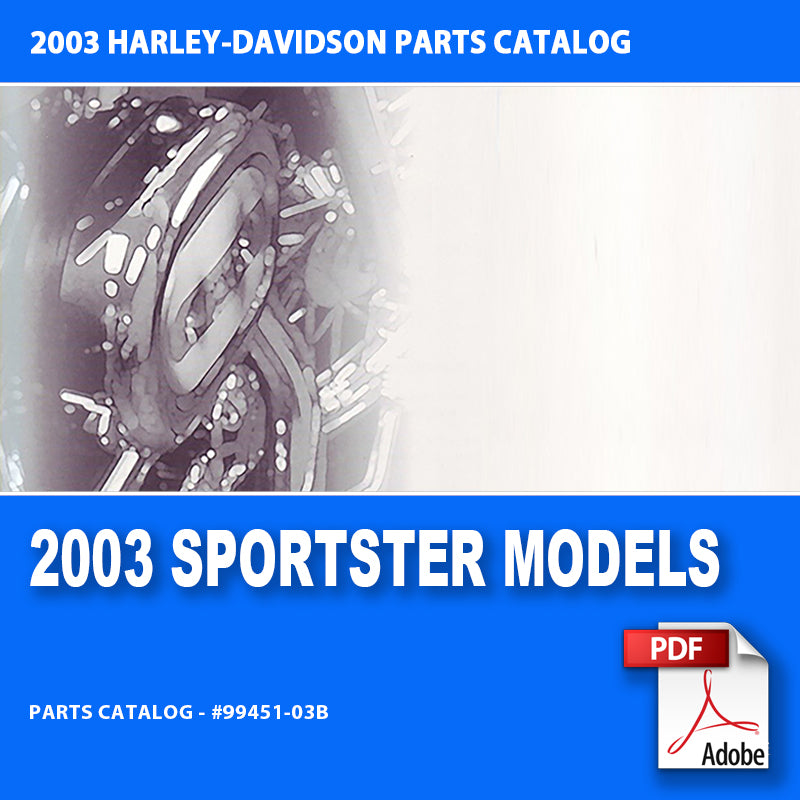 2003 Sportster Models Parts Catalog #99451-03B