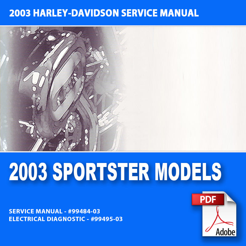 2003 Sportster Models Service Manual #99484-03