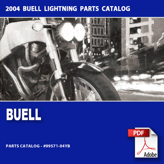 2004 Buell Lightning Models Parts Catalog #99571-04YA