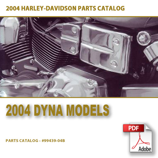 2004 Dyna Models Parts Catalog #99439-04B