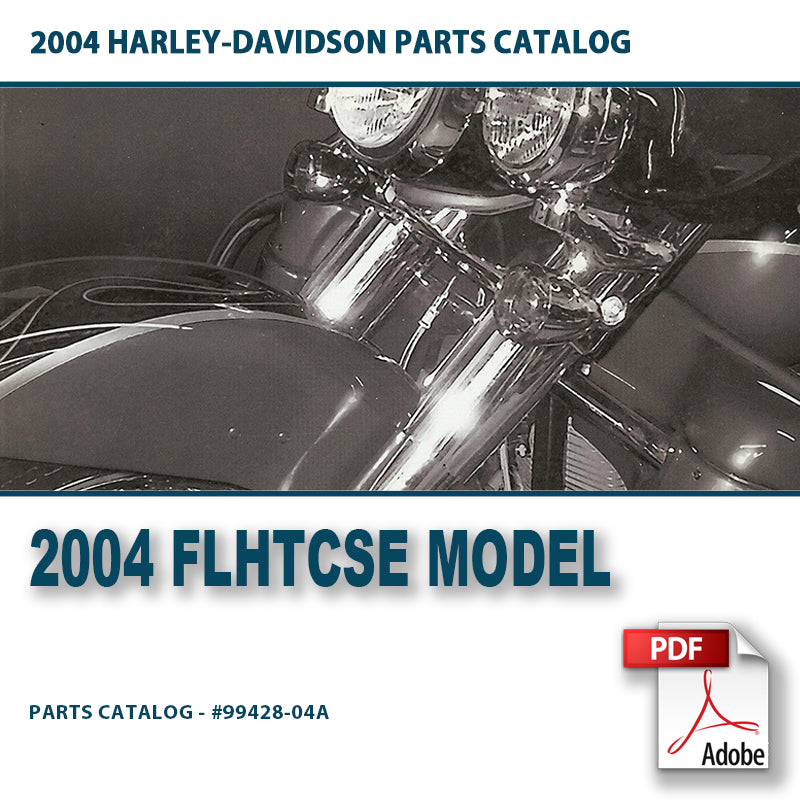 2004 FLHTCSE Model Parts Catalog #99428-04A