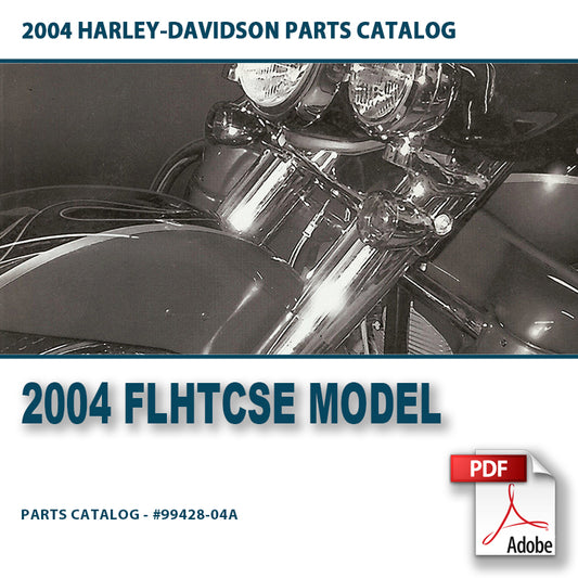 2004 FLHTCSE Model Parts Catalog #99428-04A