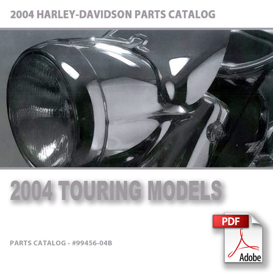 2004 Touring Models Parts Catalog #99456-04B