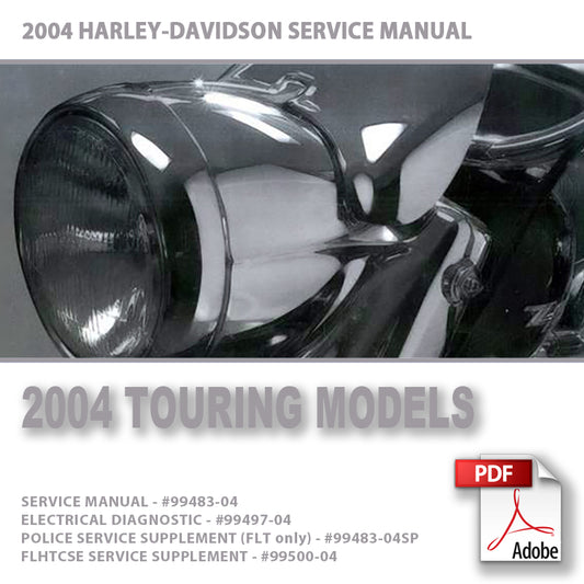 2004 Touring Models Service Manual #99483-04