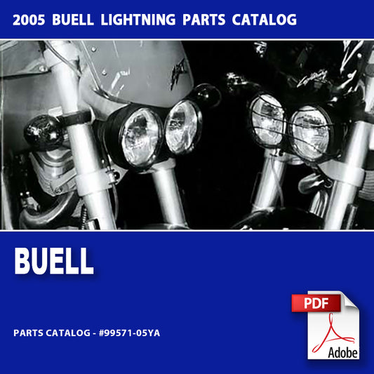 2005 Buell Lightning Models Parts Catalog #99571-05YA