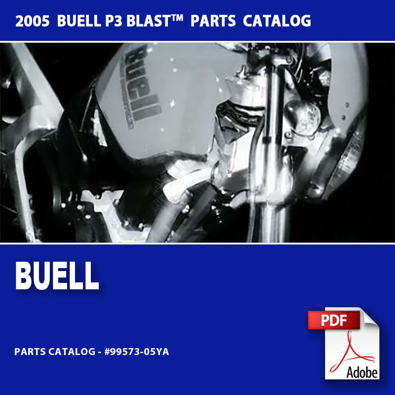 2005 Buell P3 Blast Models Parts Catalog #99573-05YA