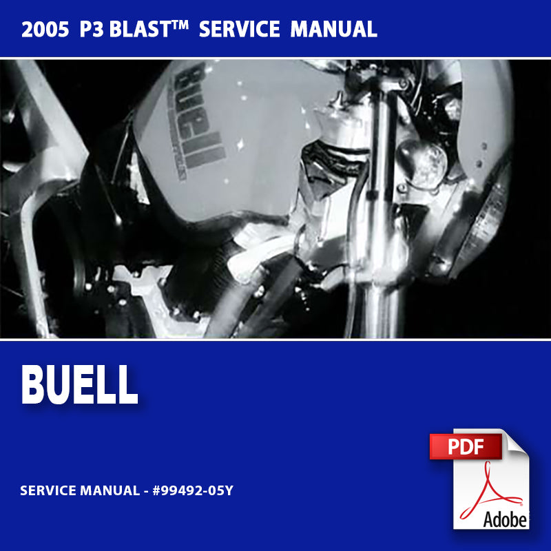 2005 Buell P3 Blast Models Service Manual #99492-05Y