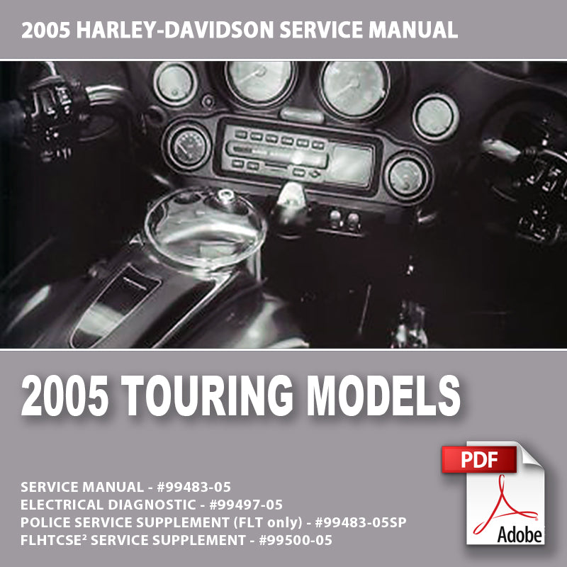 2005 Touring Models Service Manual #99483-05