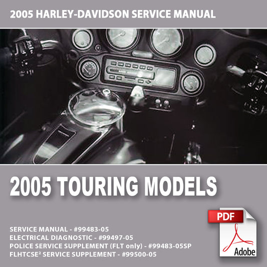 2005 Touring Models Service Manual #99483-05