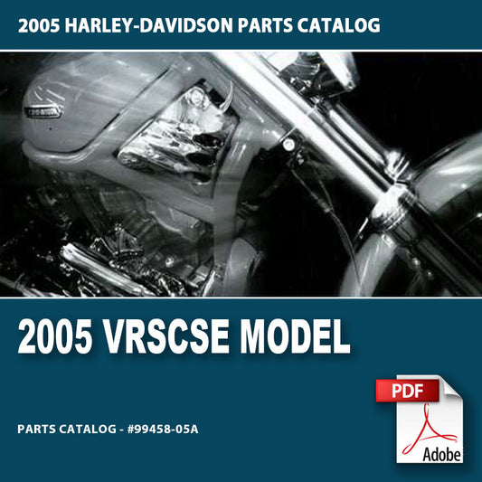 2005 VRSCSE Model Parts Catalog #99458-05A