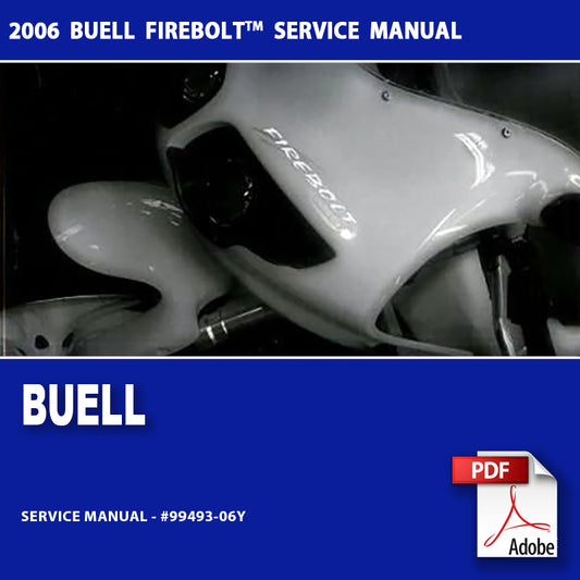 2006 Buell Firebolt Models Service Manual #99493-06Y