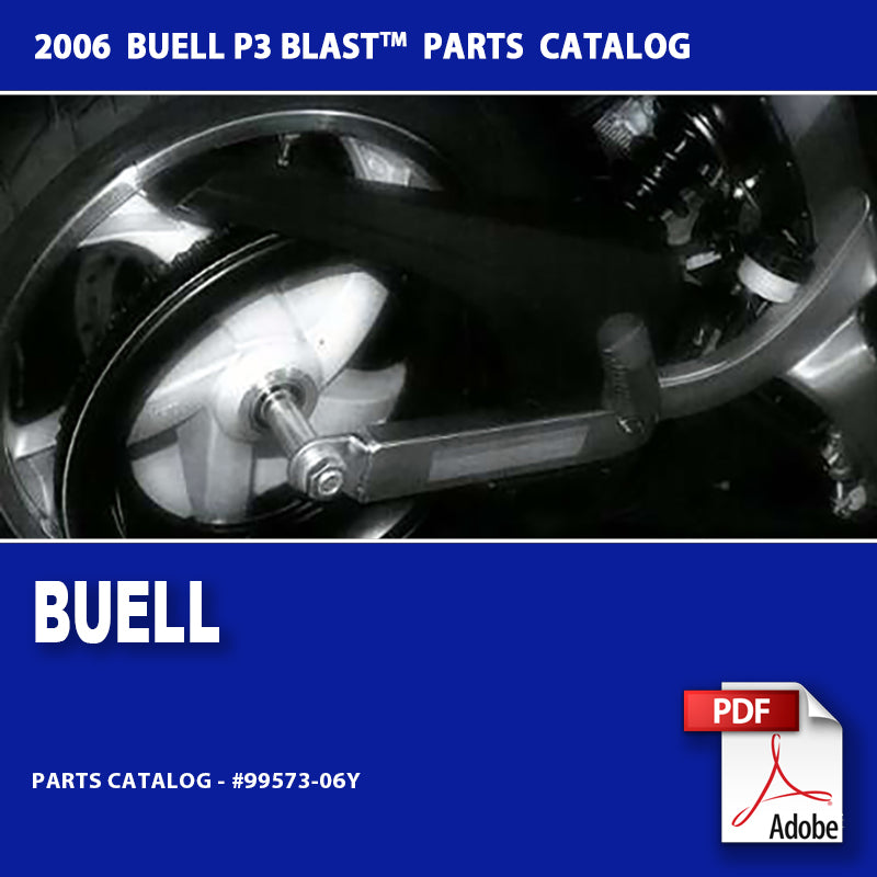 2006 Buell P3 Blast Models Parts Catalog #99573-06Y