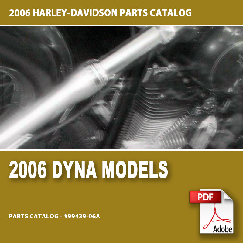 2006 Dyna Models Parts Catalog #99439-06A