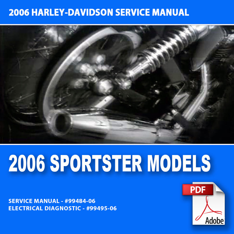 2006 Sportster Models Service Manual #99484-06
